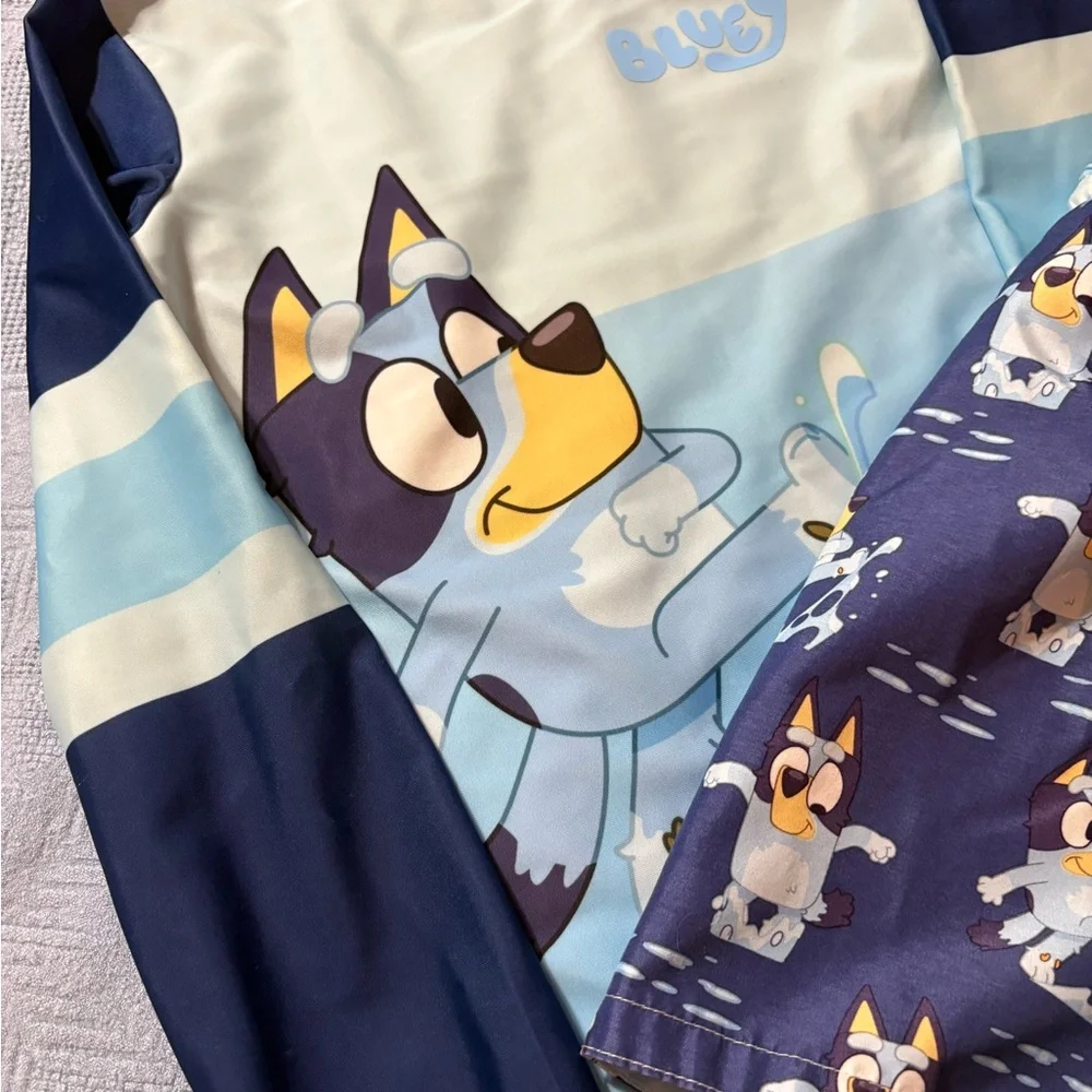 Bluey‎ long sleeve 5T swim set